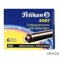 Naboje do piór, krótkie niebiesko-czarne 301184 Pelikan