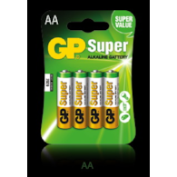 Bateria alkaliczna GP SUPER LR6/AA (4szt) 1,5V GPPCA15AS015