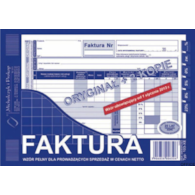 103-XE Faktura VAT A5 80kartek oryginał + 2kopie  MICHALCZYK i PROKOP