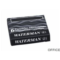 Naboje INTERNATIONAL (6 szt) czarny S0110940 WATERMAN