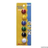 Magnesy ARGO kolorowe WF-20 opakowanie 6sztuk SRH-20