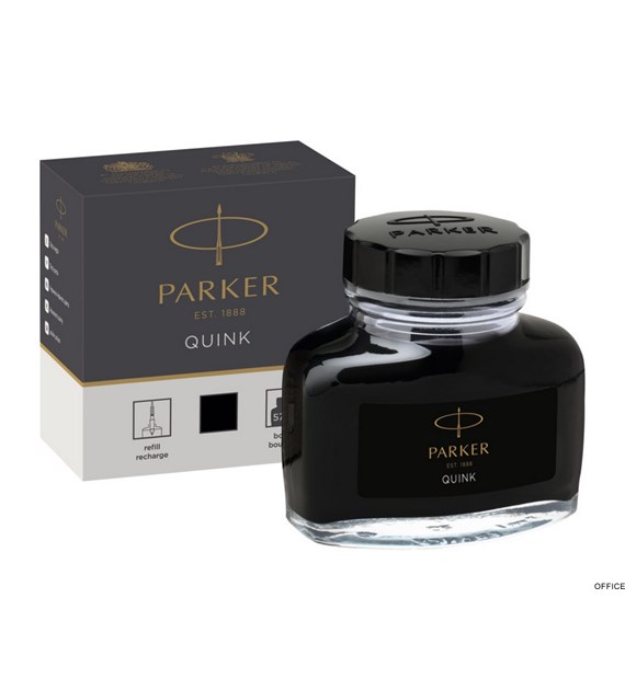 Atrament QUINK w butelce (57 ml) czarny 1950375 PARKER