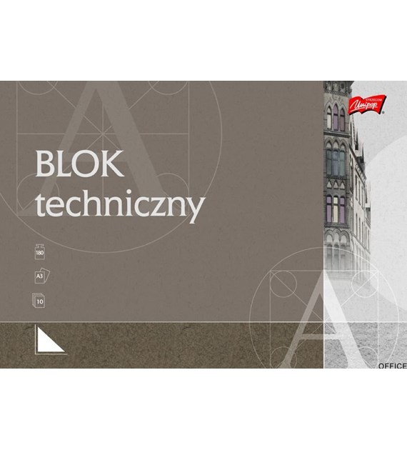 Blok techniczny A3 10kartek UNIPAP