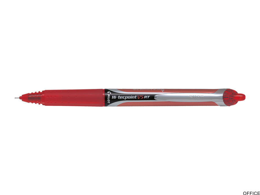 Cienkopis kulkowy V5 RT czerwony BXRT-V5-R PILOT
