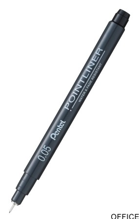 Cienkopis kalibrowany POINTLINER czarny S20P-05A PENTEL