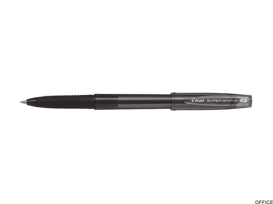 Długopis olejowy ze skuwką 0.7 FINE PILOT SUPER GRIP czarny BPS-GG-F-B