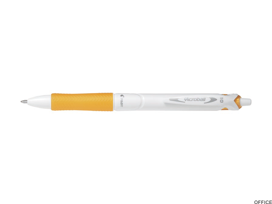 Długopis ACROBALL WHITE M pomarańczowy PILOT BAB15M-WOO-BG