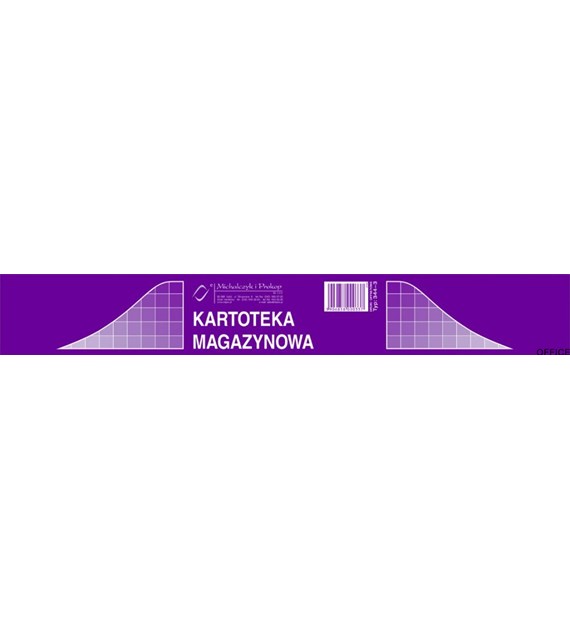 344-3 Kartoteka magazynowa MICHALCZYK&PROKOP A5 50 kartek