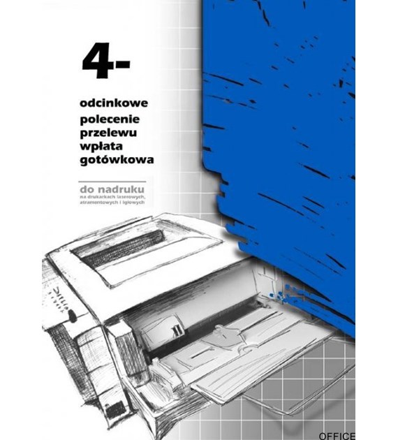 F-112-2 4-odcinkowe polecenie przelewu MICHALCZYK&PROKOP A4 100 kartek