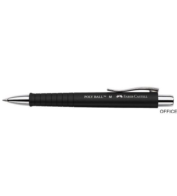 Długopis POLY BALL M czarny FC241199 FABER CASTELL