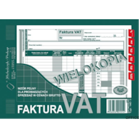 140-3N/E Faktura VAT A5brut. wielokopia MICHALCZYK I PROKOP