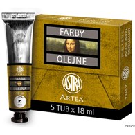 Farba olejna Astra tuba 18ml - biel cynkowa, 83410943