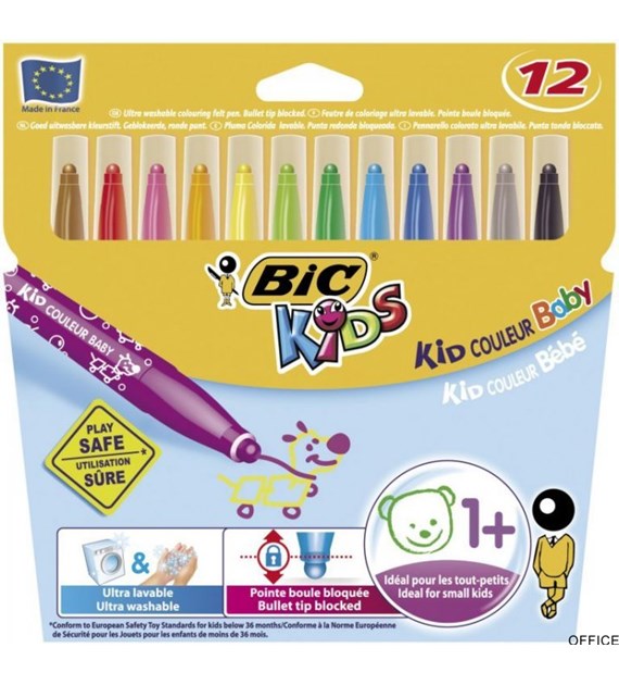 Flamastry BIC Kids Kid Couleur Baby , 9020801