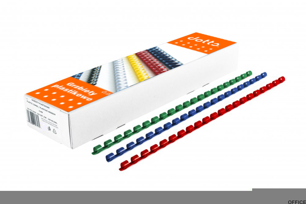 Grzbiety do bindowania DOTTS 22 mm zielone, opakowanie 50 szt. (X)