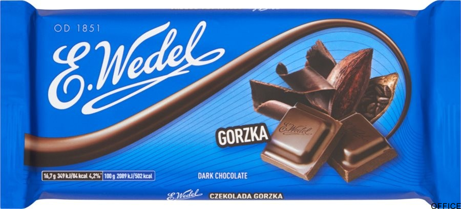 Czekolada gorzka WEDEL 90g