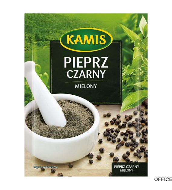 Pieprz czarny mielony KAMIS 16g