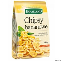 Chipsy bananowe 250g BAKALLAND