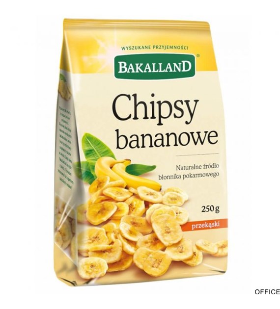 Chipsy bananowe 250g BAKALLAND