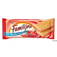 Wafle FAMILIJNE Truskawkowo-śmietankowym 180g JUTRZENKA