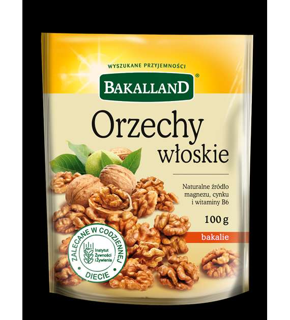 Orzechy włoskie 100g BAKALLAND