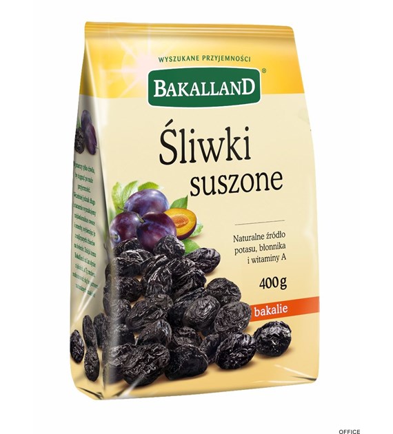 Śliwka suszona 400g BAKALLAND