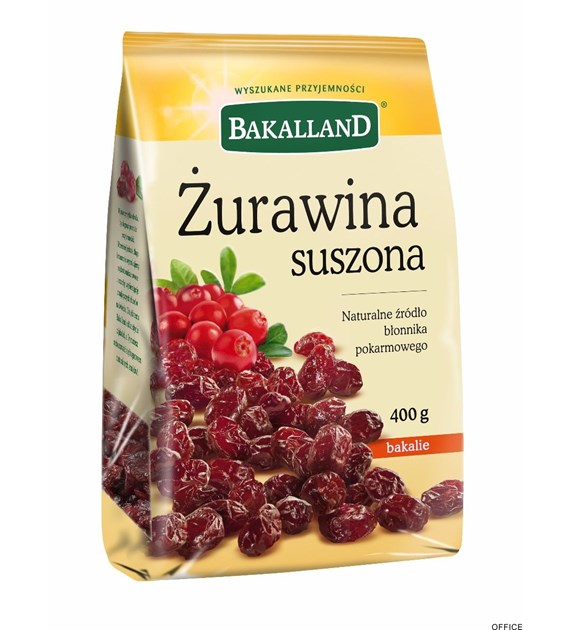 Żurawina 400g BAKALLAND