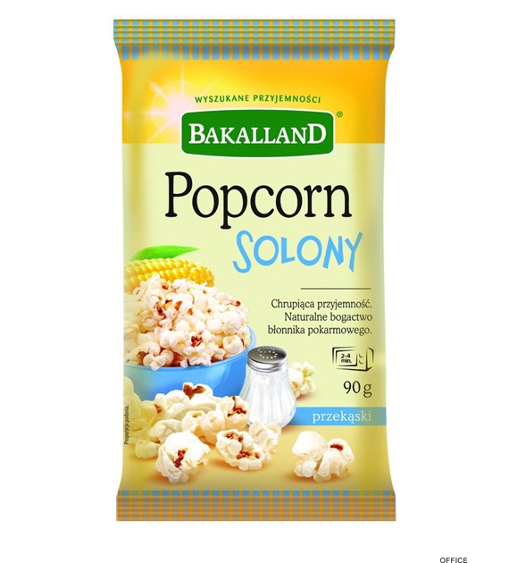 Popcorn solony 90g BAKALLAND