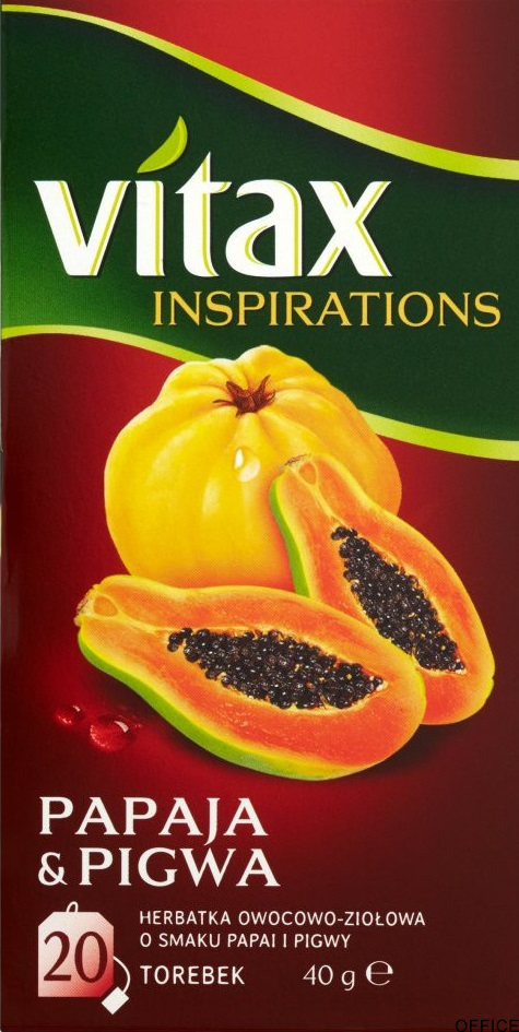 Herbata VITAX INSPIRATIONS Papaja & Pigwa 20tb*2g
