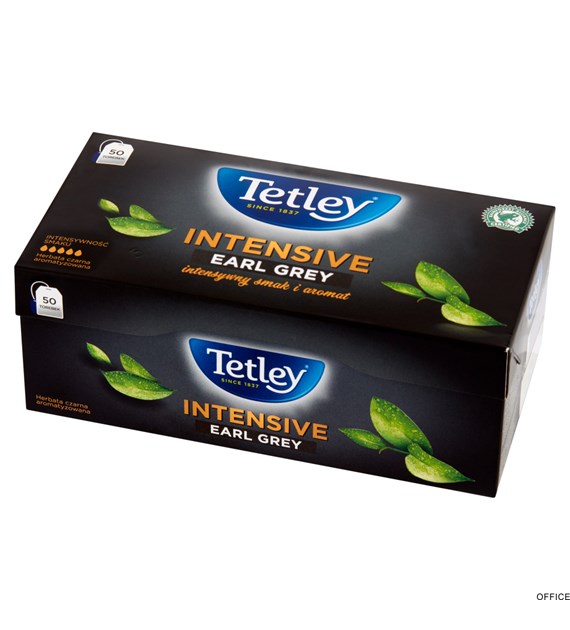 Herbata TETLEY INTENSIVE EARL GREY czarna 50 saszetek z zawieszką