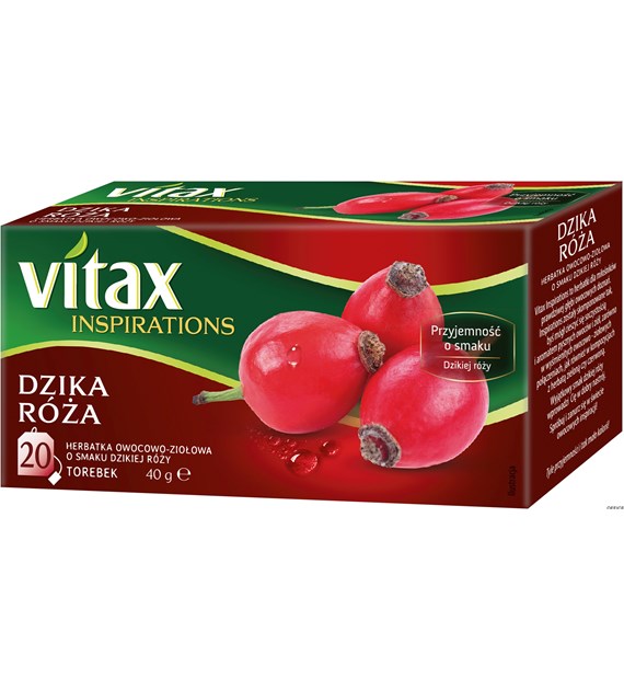 Herbata VITAX INSPIRATIONS DZIKA RÓŻA 20tb*2g