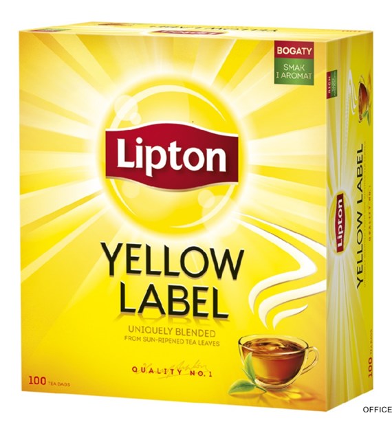 Herbata LIPTON YELLOW LABEL 100 torebek 2g POL