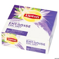 Herbata LIPTON EARL GREY (100 kopert fol.) czarna