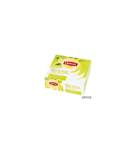 Herbata LIPTON Green Tea Citrus (100 kopert fol.) zielona