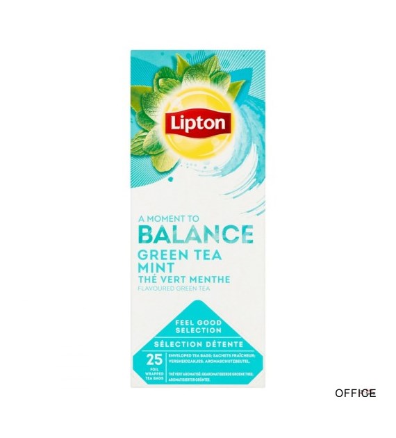 Herbata LIPTON Green Tea Mint (25 kopert fol.)