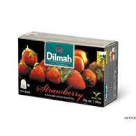 Herbata DILMAH TRUSKAWKA 20t*1,5g czarna