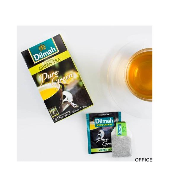 Herbata DILMAH PURE GREEN TEA (20 kopert) 1,5g zielona