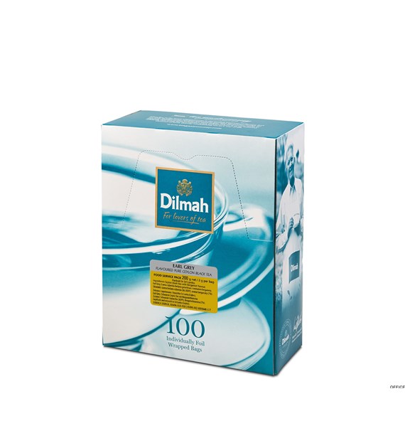 Herbata DILMAH EARL GREY 100 kopert x2g czarna z zawieszką