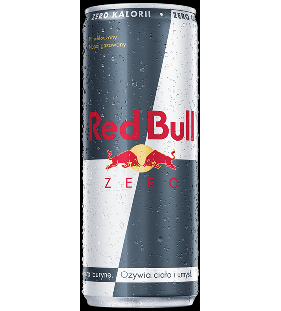 Napój energetyczny RED BULL ZERO 250ml puszka