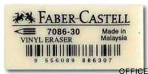 Gumka do ołówka biała (30) 7086-30 FC188730 FABER CASTEL