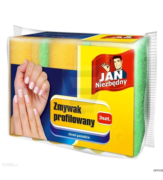 JAN NIEZBĘDNY Zmywak profilowany 3 szt.  56603