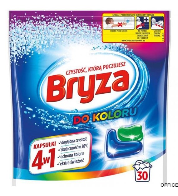 Kapsułki do prania BRYZA 28 sztuk do koloru 5w1 20743