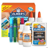 Elmers zestaw startowy Slime, klej PVA, kleje brokatowe i Płyn do Slime, 8 elementów, 2050943