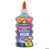 Elmers klej brokatowy, srebrny, zmywalny i przyjazny dzieciom, 177ml, 2077255 (X)