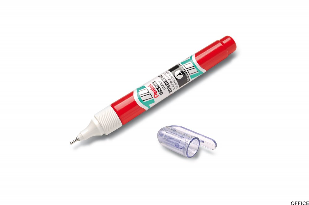 Korektor w piórze PENTEL ZL63 7ml metalowa końcówka okrągły