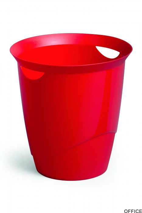 Kosz na śmieci 16l czerwony DURABLE 1701710080
