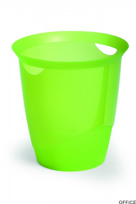 Kosz na śmieci 16l jasnozielony przezroczysty DURABLE 1701710017