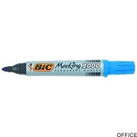 Marker permanentny BIC 2000 Ecolutions niebieski okrągła końcówka, 8209143