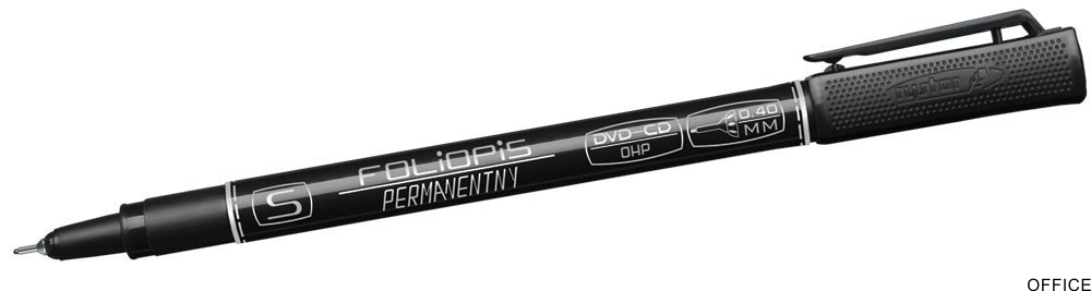 Foliopis permanentny RYSTOR FB-25 czarny 2.5mm 442-000