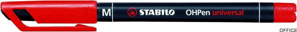 Foliopis STABILO OHPen niezmywalny 1.0mm czerwony 843/40