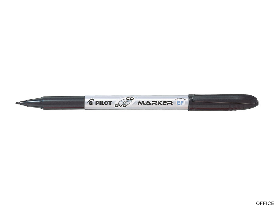 Marker BG CD/DVD czarny SCA-EFCD-B-BG PILOT
